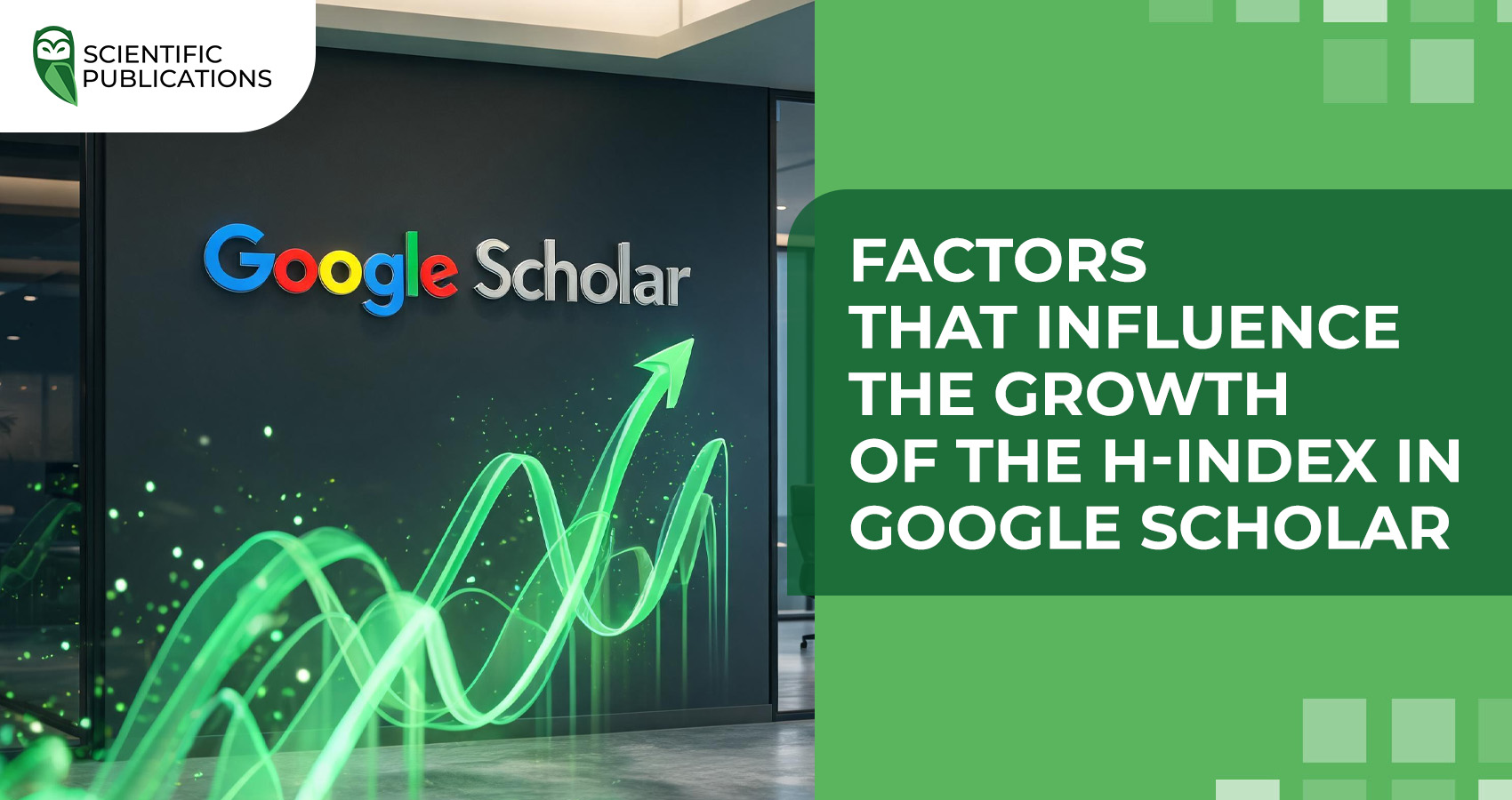 Factors that influence the growth of the h-index in Google Scholar