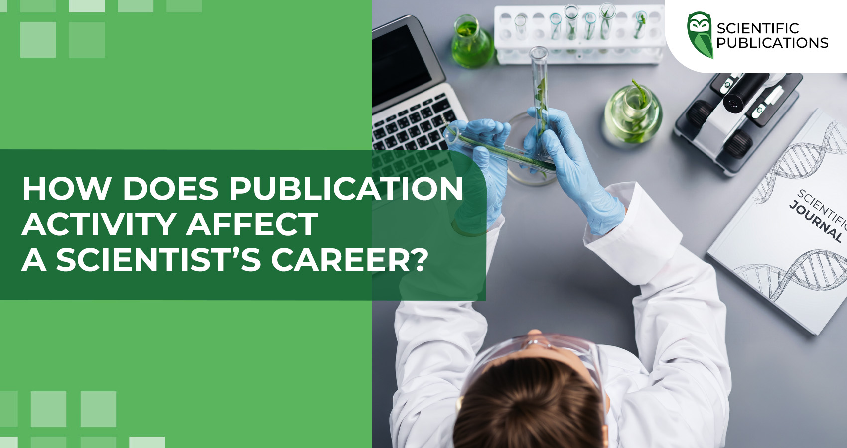 How does publication activity affect a scientist’s career?