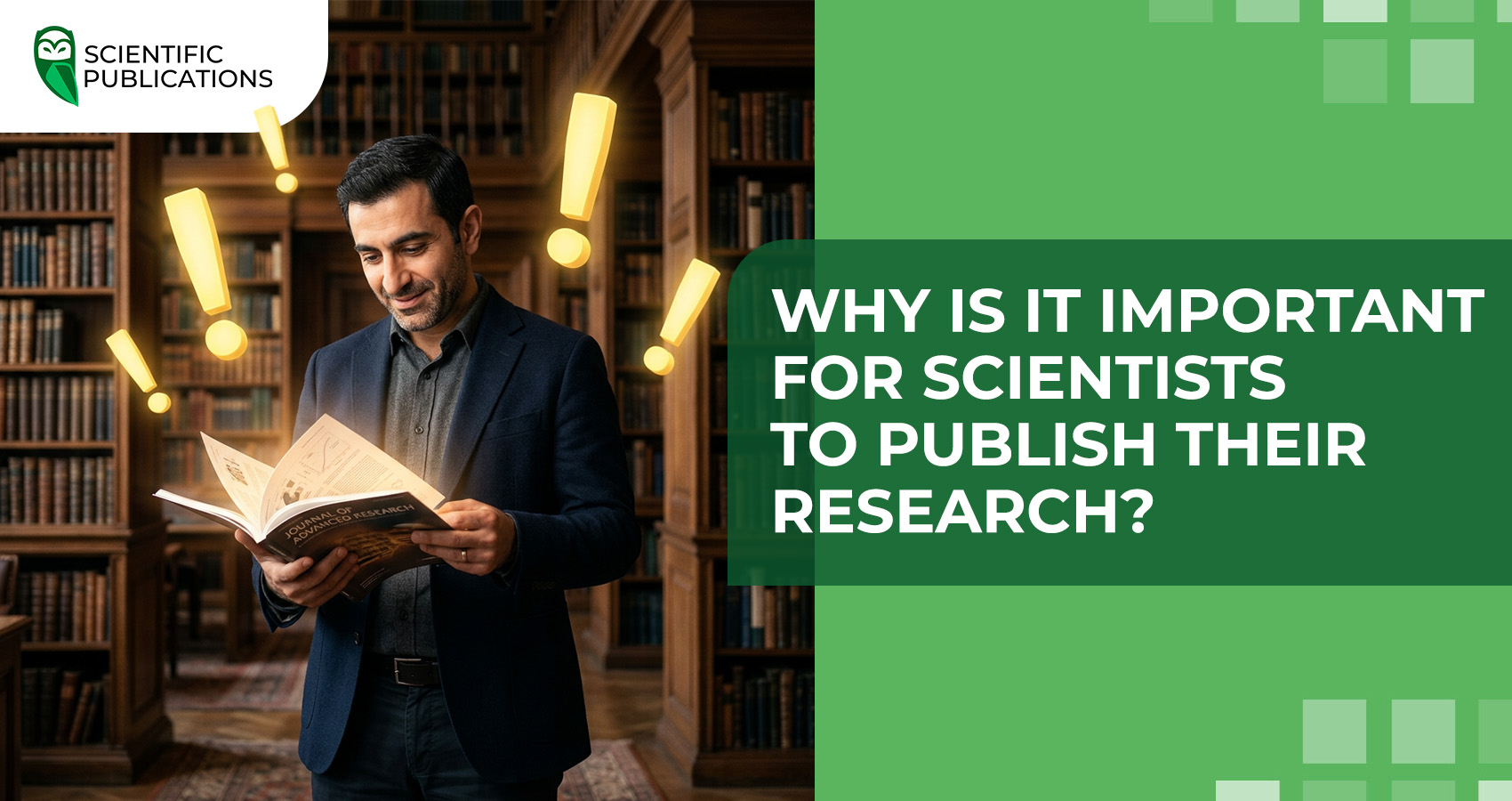 Why is it important for scientists to publish their research?