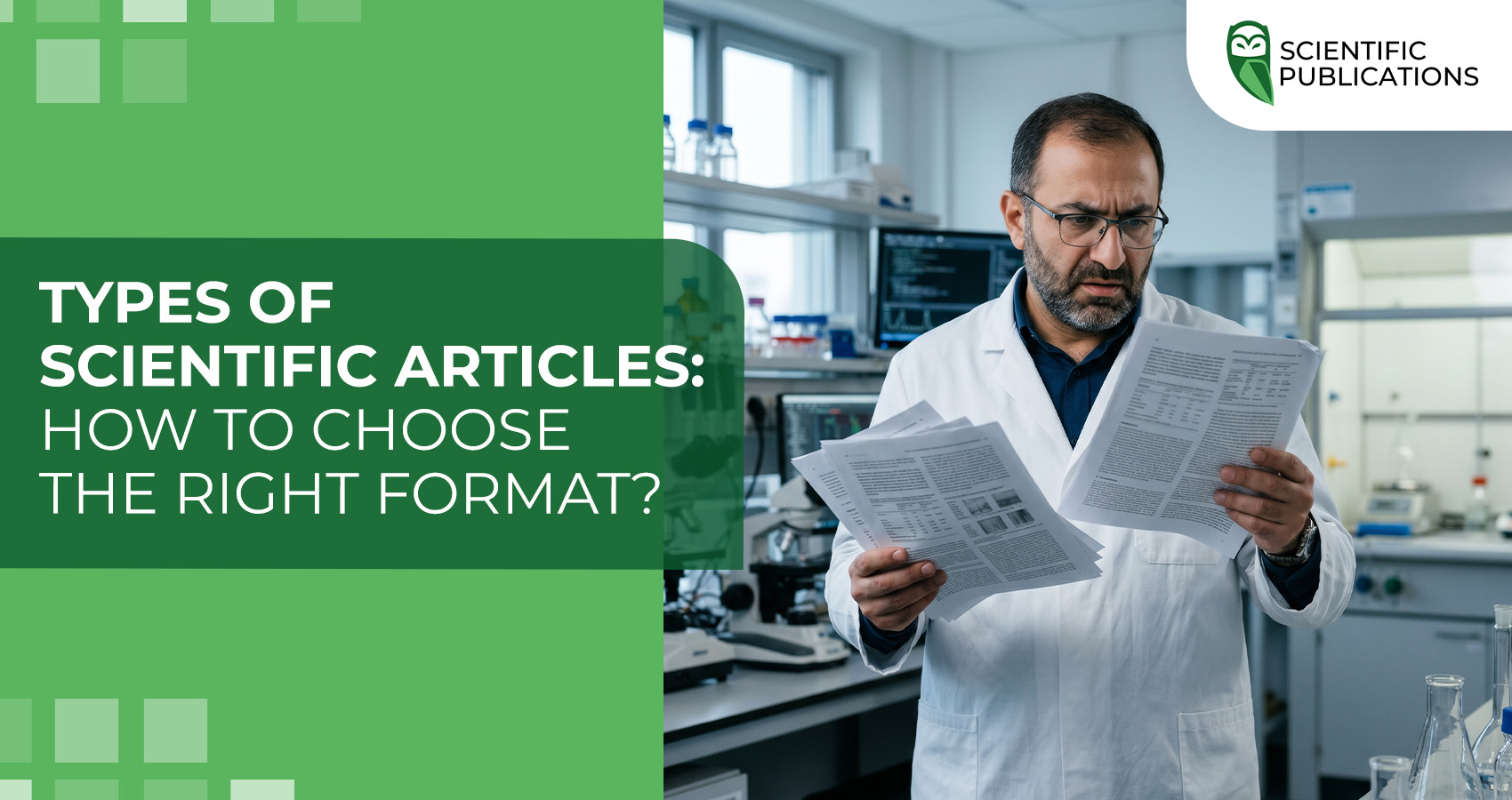 Types of scientific articles: how to choose the right format?